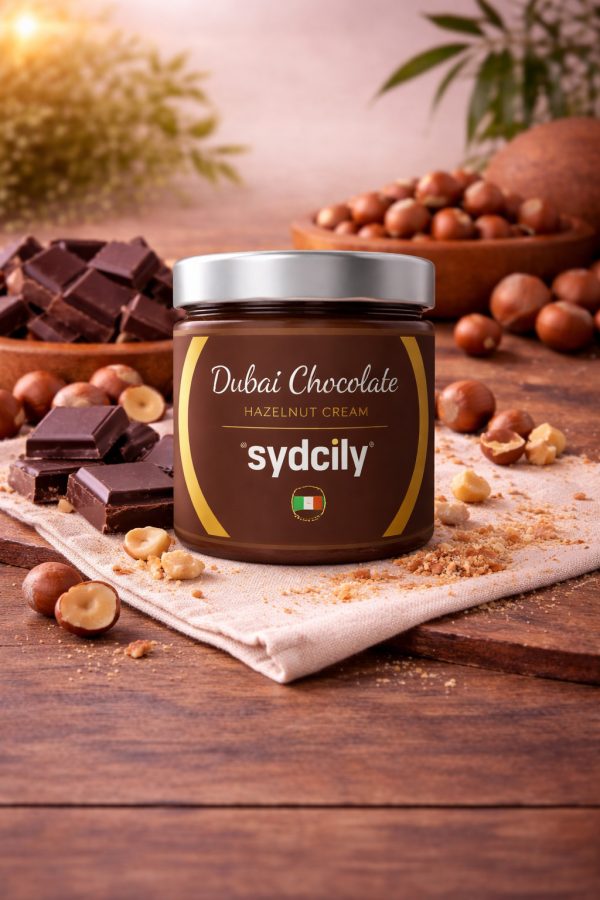 dubai chocolate hazelnut and chocolate cream with kataifi by Sydcily