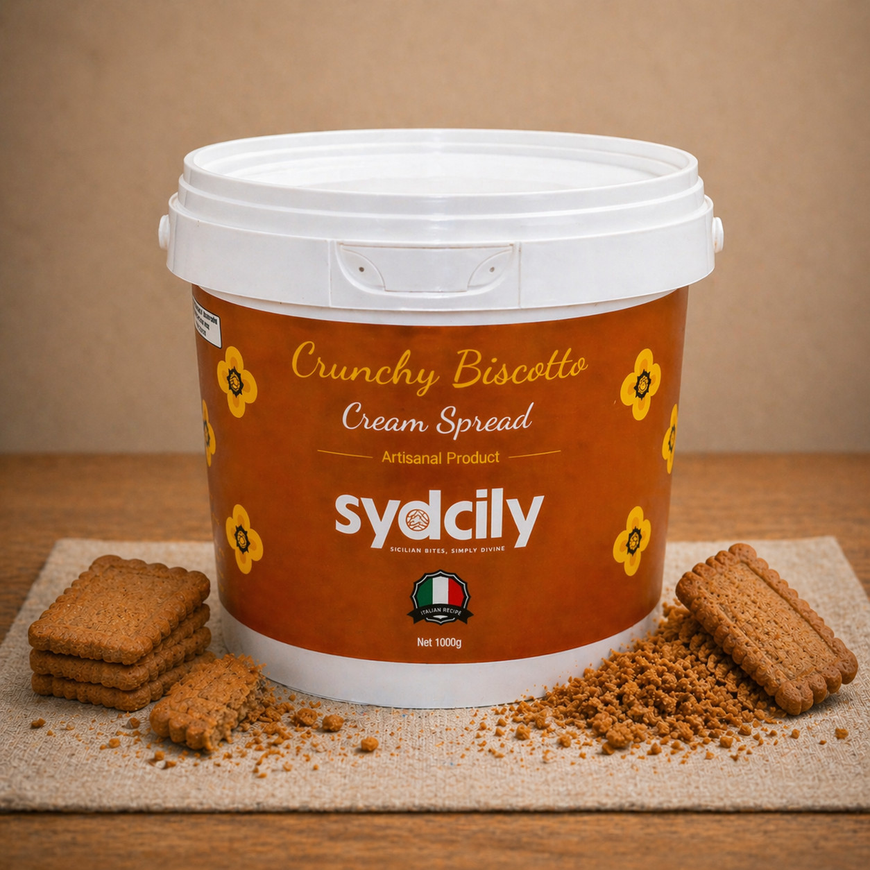 crunchy biscotto cream for professional use