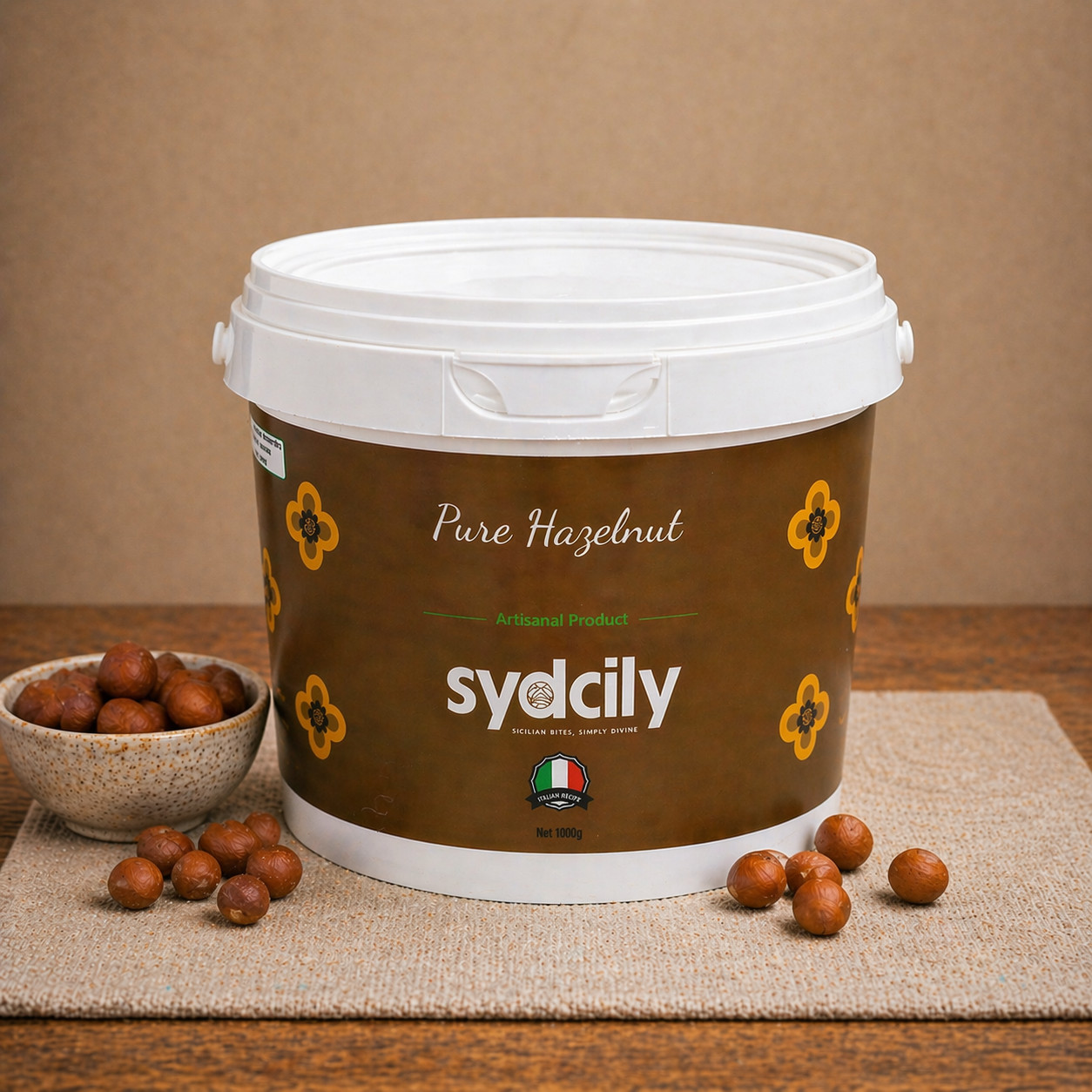 SYDCILY PURE HAZELNUT PASTE FOR PROFESSIONAL USE