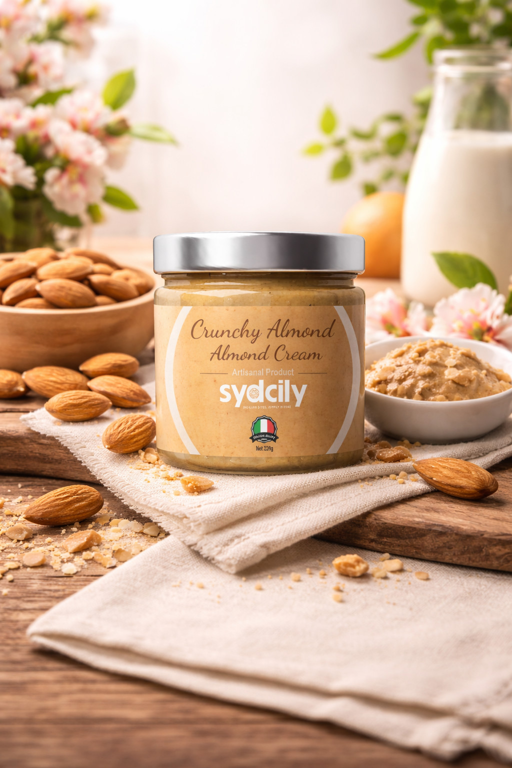 crunchy almond cream by Sydcily
