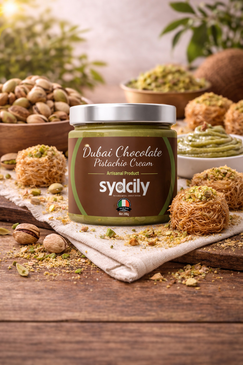 dubai pistachio pistachio cream spread by Sydcily