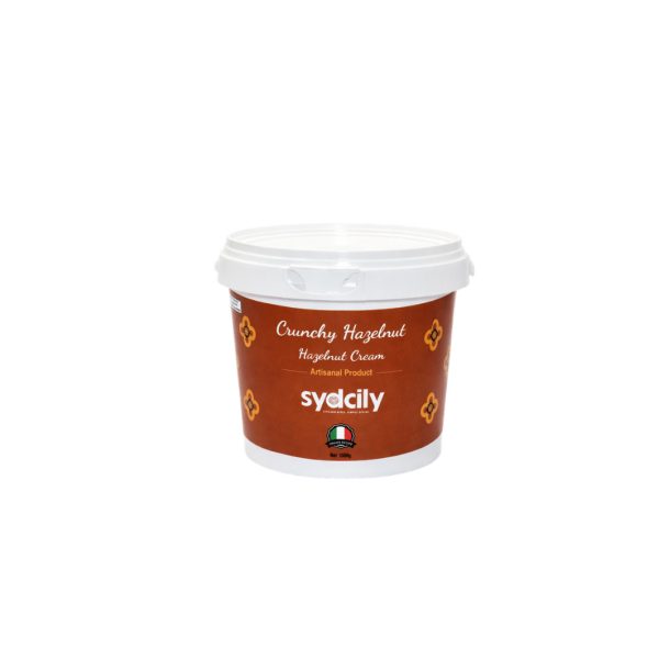 Crunchy hazelnut cream 1000g bucket Sydcily