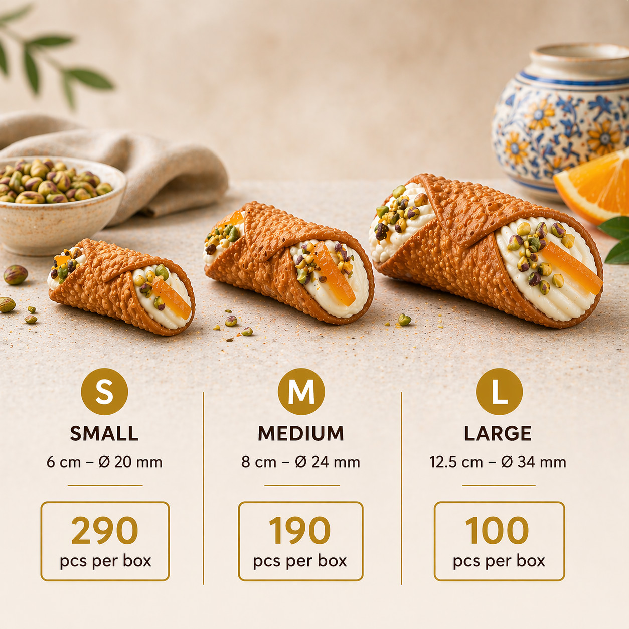 siciliana cannoli imported and distributed by Sydcily