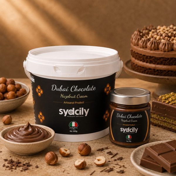 Dubai Chocolate Hazelnut Cream – Premium Sicilian Style Spread